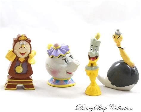 Ensemble De Figurines La Belle Et La B Te Disney Lumi Re Big Ben