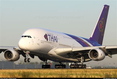 HS TUE Thai Airways Airbus A380 841 Photo By William Verguet ID