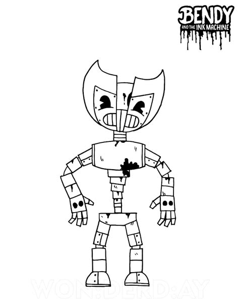 Animatr Nico Bendy Dividido Ao Meio Entre O Torso E As Pernas Baseado