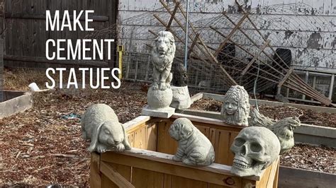 How To Make Cement Garden Statues Youtube