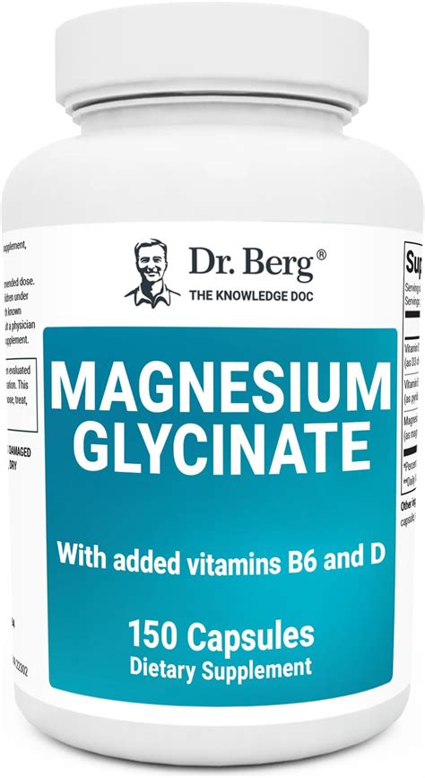 Amazon Magnesium Glycinate Mg Magnesium Tablets Not