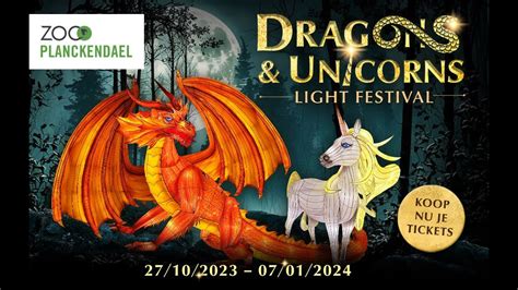 Dragons Unicorns Lichtfestival Openingsavond Youtube