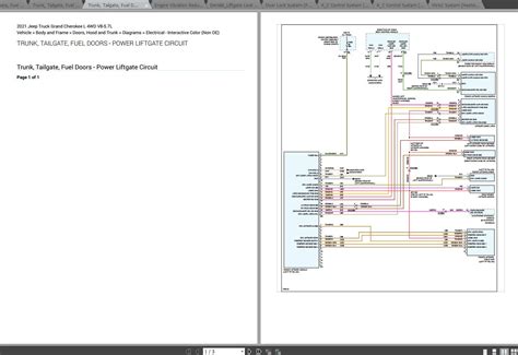 Jeep Grand Cherokee L 2021 4wd V8 57l Electrical Wiring Diagram Auto