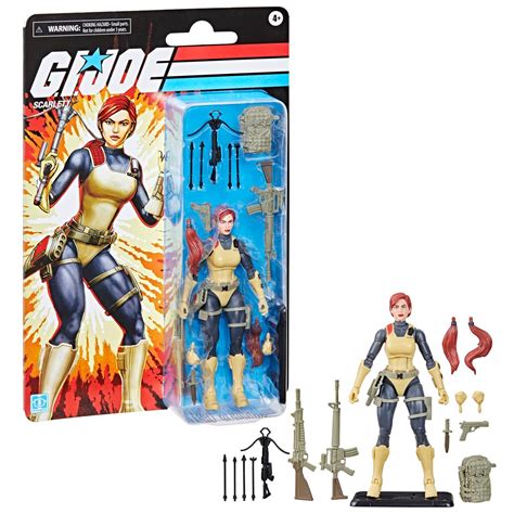 G I Joe Classified Series 6 Inch Retro Scarlett Action Figure