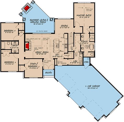 House Plans With Master Bedroom Behind Garage Resnooze