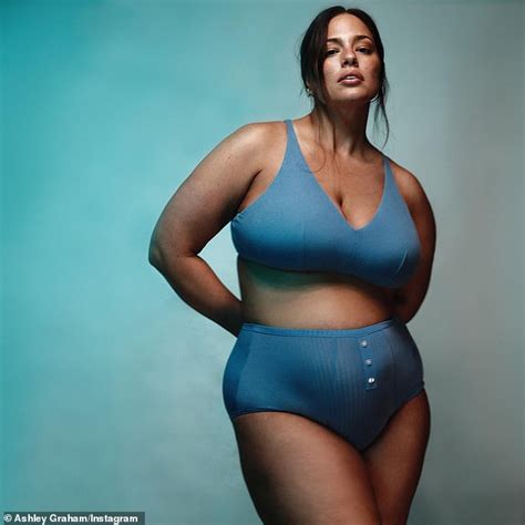 Ashley Graham Enlists Husband Justin Earvin To Shoot Her Knix Lingerie Campaign Daily Mail Online