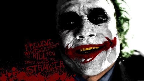 Batman Quotes The Joker Typography Blood Splatters Smiling Batman The