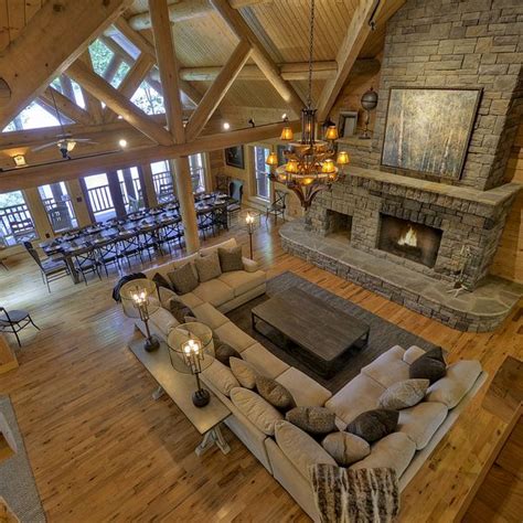 Rustic Elegant Lodge On A Pristine Private Lake Gilmer County Cabin