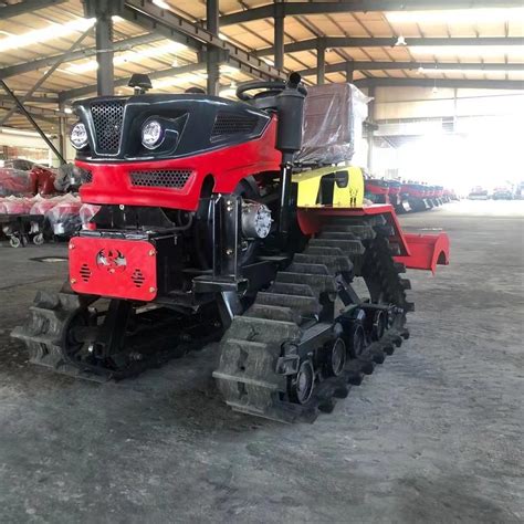 Farm Tractor Hp Hp Crawler Tractor Paddy Field Dry Land Rotary