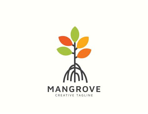 Mangrove logo icon design 7946293 Vector Art at Vecteezy