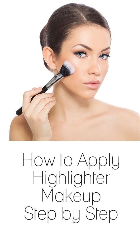 How To Apply Highlighter Makeup Step By Step Highlighter Makeup Where To Apply Highlighter