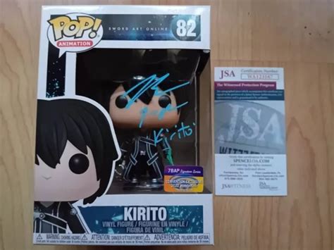 FUNKO POP SWORD Art Online - Kirito #82 - Signed by Bryce Papenbrook ...