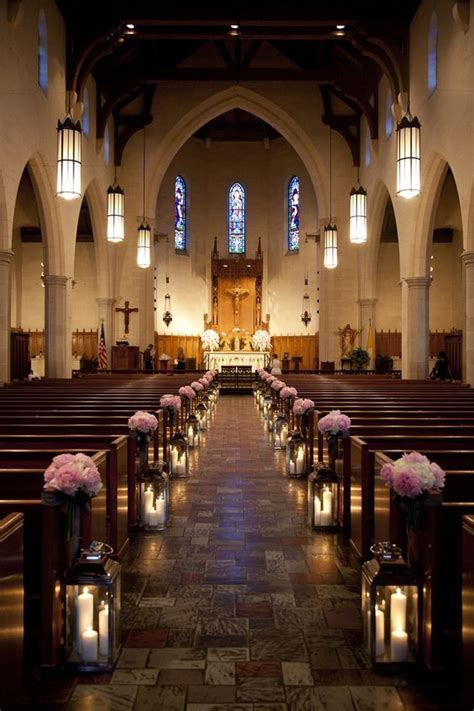 21 Stunning Church Wedding Aisle Decoration Ideas To Steal