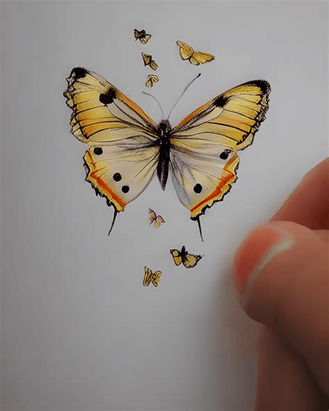 Hyper Realistic Kawaii Chibi Butterflies Graphic · Creative Fabrica