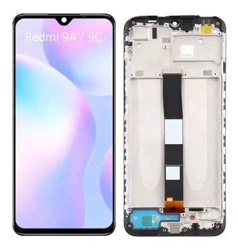 Tela Frontal Touch Display Para Xiaomi Redmi 9a 9c Com Aro Frete Grátis