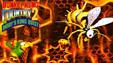 Donkey Kong Country 2 Snes RegiÃo Do Mel E Abelhas 04 102