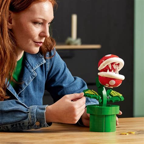 Lego Super Mario Piranha Plant Building Set For Adults