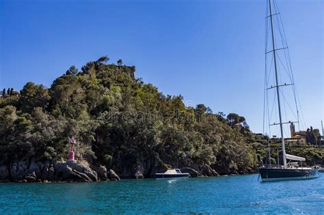 Portofino bay in Italy stock image. Image of boat, gulf - 130884385