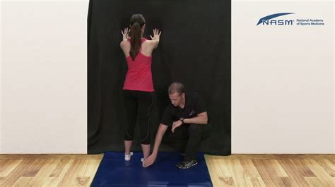 How To Do Static Stretch Calves Youtube