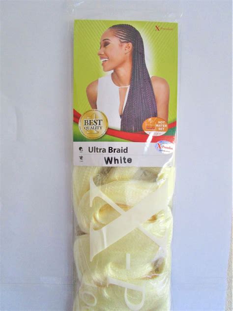 X PRESSION Ultra Braid 100 Kanekalon N White Myrlene Fr