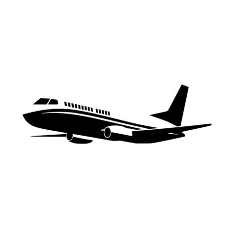 Passenger Plane Svg File For Cricut Silhouette Laser Machines