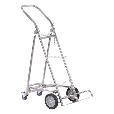 Medical Gas Cylinder Trolley Oxygen Cylinder Trolley Stainless Steel