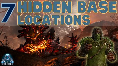 7 Best Hidden Base Locations On Genesis 1 Ark Survival Evolved YouTube