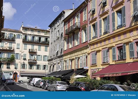 Nice 5th September Old Town Street In The Vieille Ville Of Nice