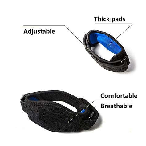 1pcs Tennis Elbow Support Guard Pads Pain Relief S Vicedeal
