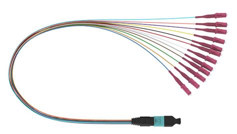 Mpo To Lc Breakout Cable 812 Fibers 40g Networks Fsg