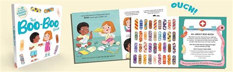 The Boo Boo Book An Interactive Storybook With 36 Reusable Bandage