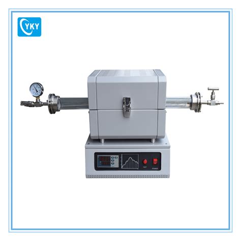 1200c High Temperature Vacuum Mini Horizontal Tube Furnace For CVD