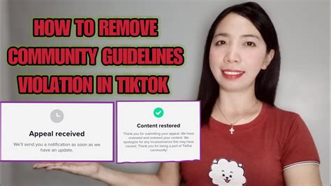 Paano Alisin Ang Community Guidelines Violation Sa Tiktok How To