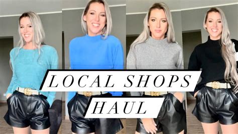 Local Shops Haul Cosy Knitwear Better Than Zara Or H M Youtube