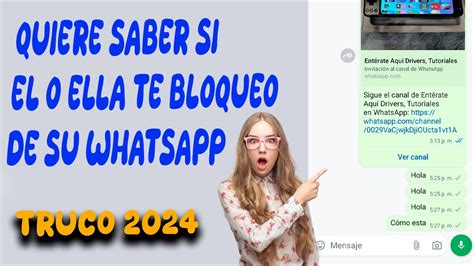 Como Saber Si Te Bloquearon En Whatsapp Paso A Paso 2024 YouTube