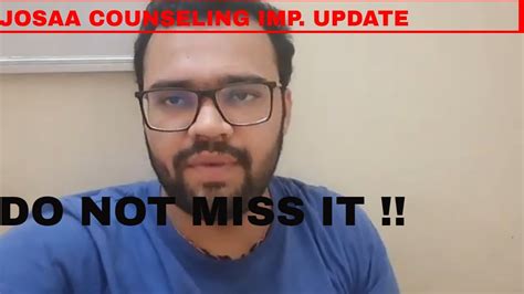 Josaa Counseling Major Update Jee Marksvspercentile