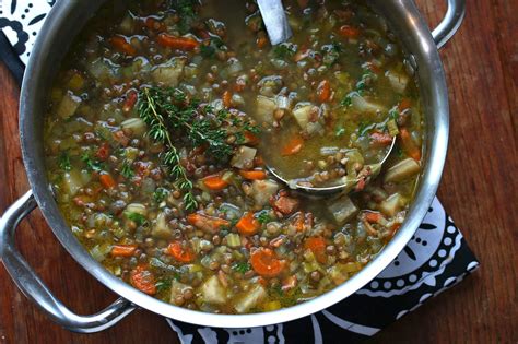 French Lentil Soup The Daring Gourmet