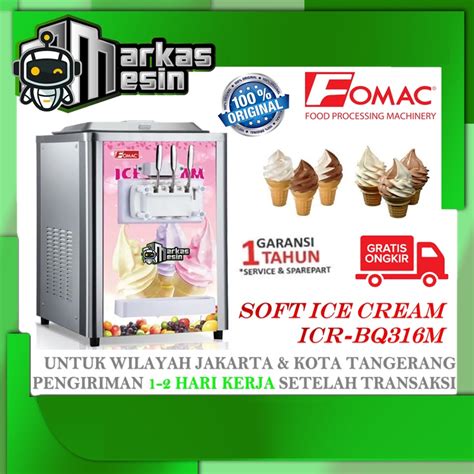 Jual Mesin Pembuat Es Krim Tuas Soft Ice Cream Fomac Icr Bq M