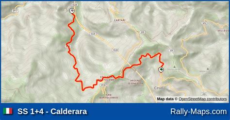 Karte Wp Calderara Sanremo Rally Storico Rallyekarte De