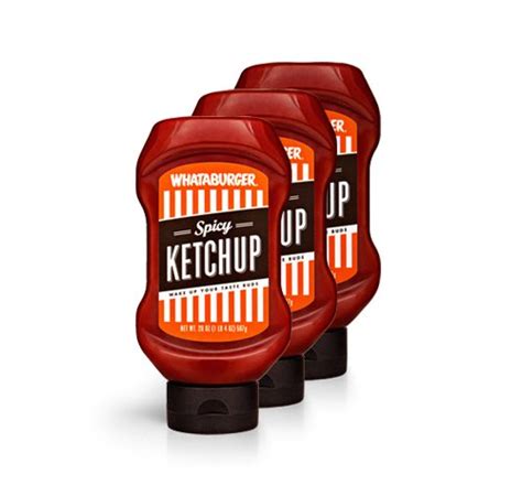 Whataburger Spicy Ketchup 3 Pack Shipping Direct From Whataburger