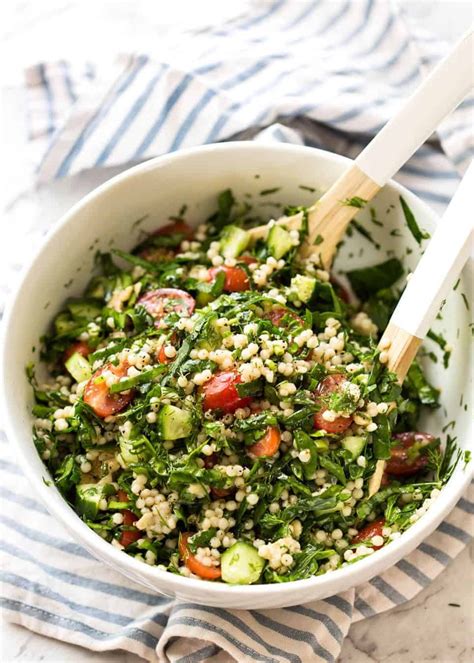 Israeli Couscous Salad Recipetin Eats