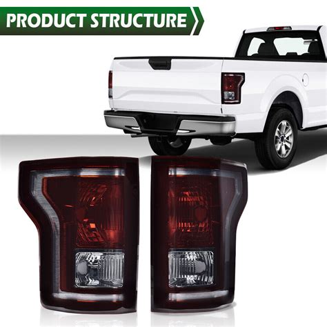 Rear Tail Lights Brake Lamps Left Right Side Fit For 2015 2017 Ford F