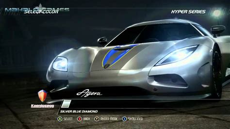 Need For Speed Hot Pursuit Cars Koenigsegg Agera Youtube