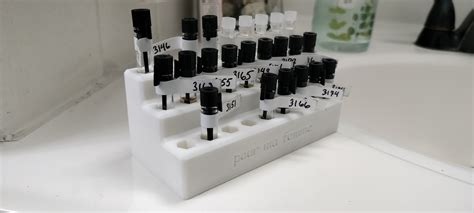 Cologne Sample Vial Holder by blunderbus | Download free STL model ...