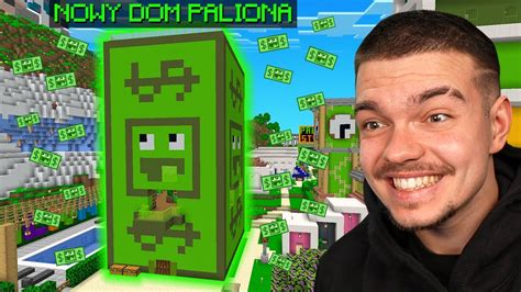 M J Nowy Najlepszy Dom Na Palionowie W Minecraft Youtube