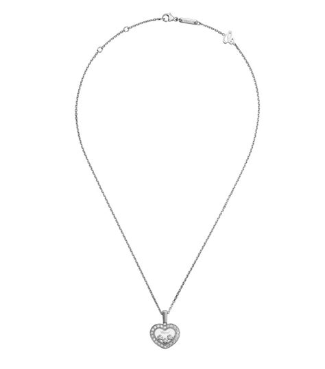 Chopard Gold White Gold And Diamond Happy Diamonds Icons Pendant