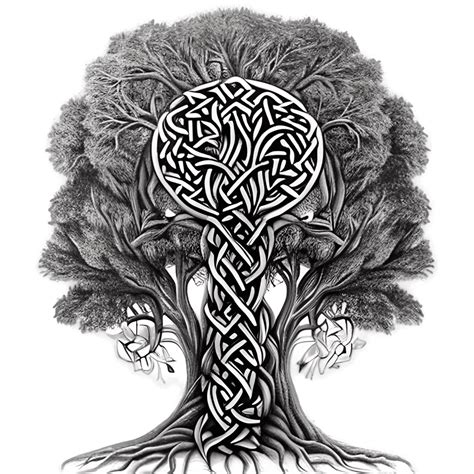 Celtic Knot Tree Of Life Graphic · Creative Fabrica