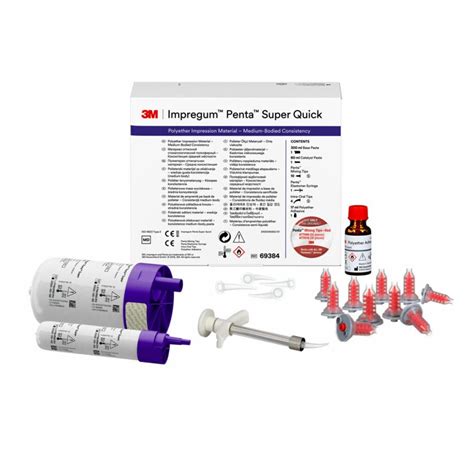 3m™ Impregum™ Penta™ Super Quick Polyether Impression Material Intro Kit 69384 Medium Body 3m