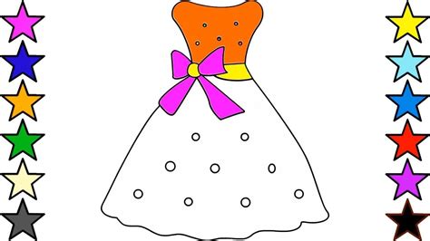 How To Draw A Dress For Kids Draw eyes nose and a mouth