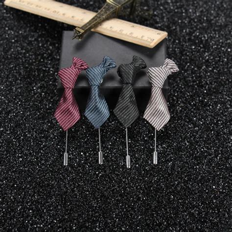 Wedding Flower Lapel Pins Men Suits Manual Classic Tie Personality Man